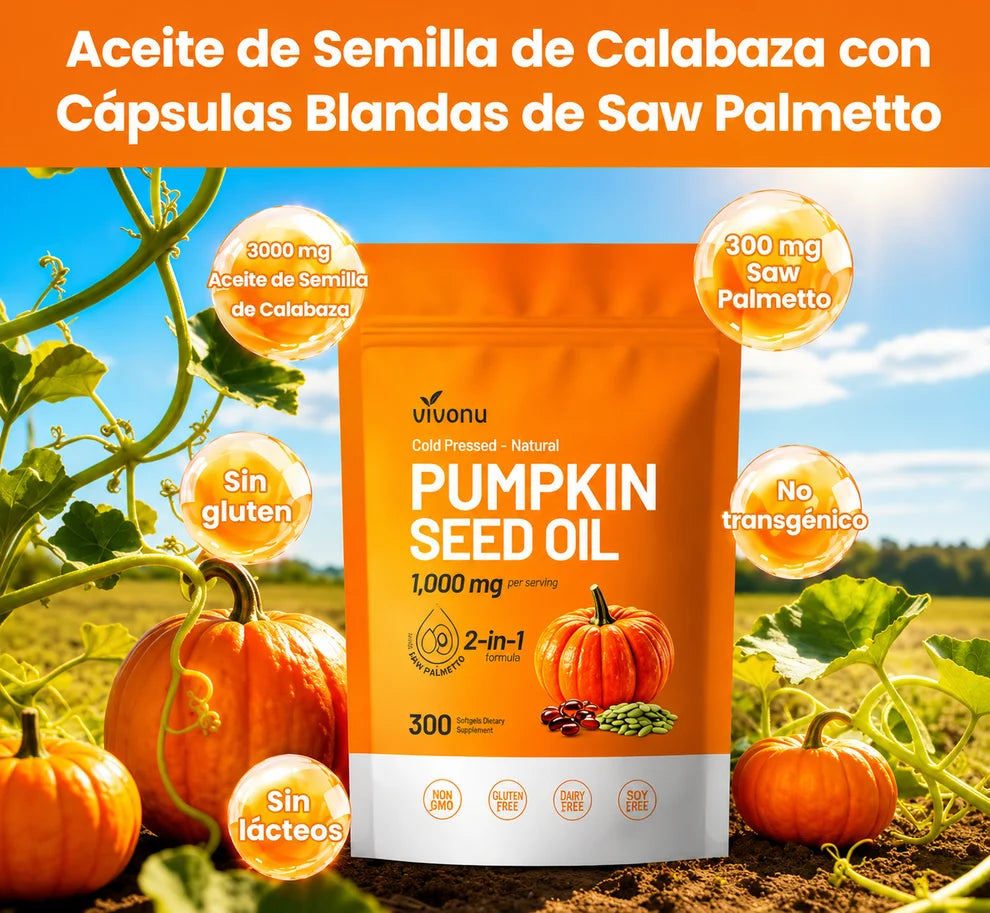 PROSTA PUMPKIN+™│Suplemento Vivonu 300