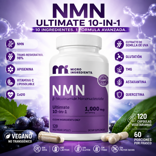 NMN Complex│Suplemento Ultimate 10-IN-1