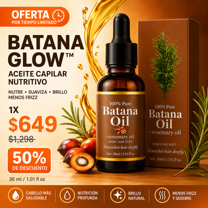BATANA GLOW™ | Aceite Capilar Orgánico