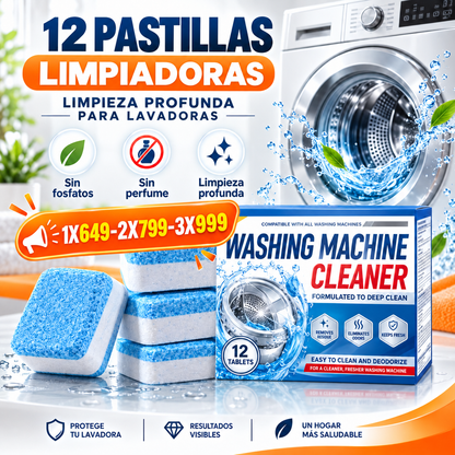 WASHING MACHINE CLEANER│Limpieza Lavadora 12 pcs