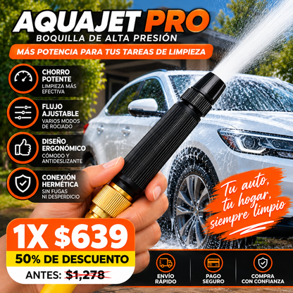 AQUAJET PRO™ | Boquilla de Alta Presión