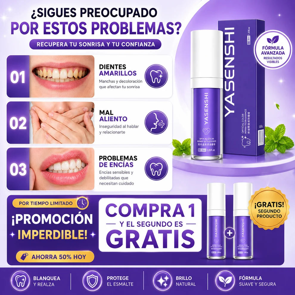 Yasenshi Antimanc│Blanqueador Dental