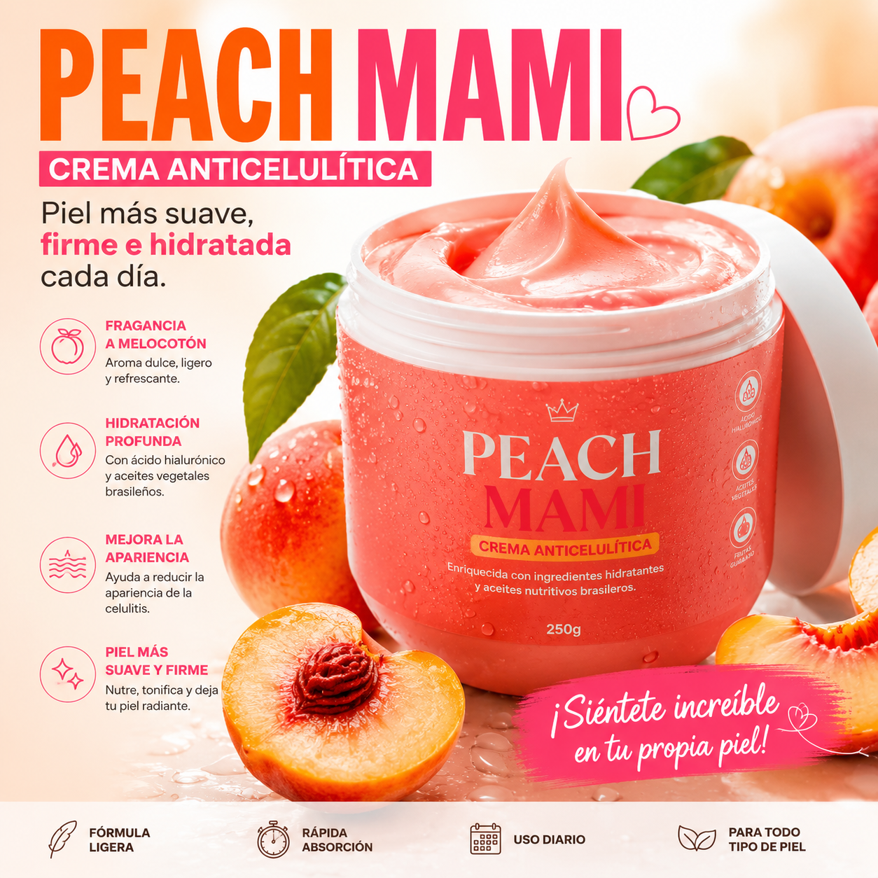 PEACHY MAMI™ | Crema Corporal Reafirmante