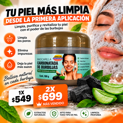 BUBBLE DETOX™ │ Mascarilla De Barro