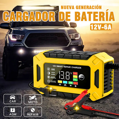 PULSECELL 12V│Cargador de Batería