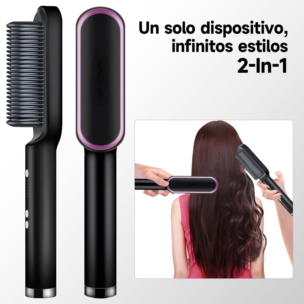 CEPILLO ALACIADOR PROFESIONAL 2 EN 1