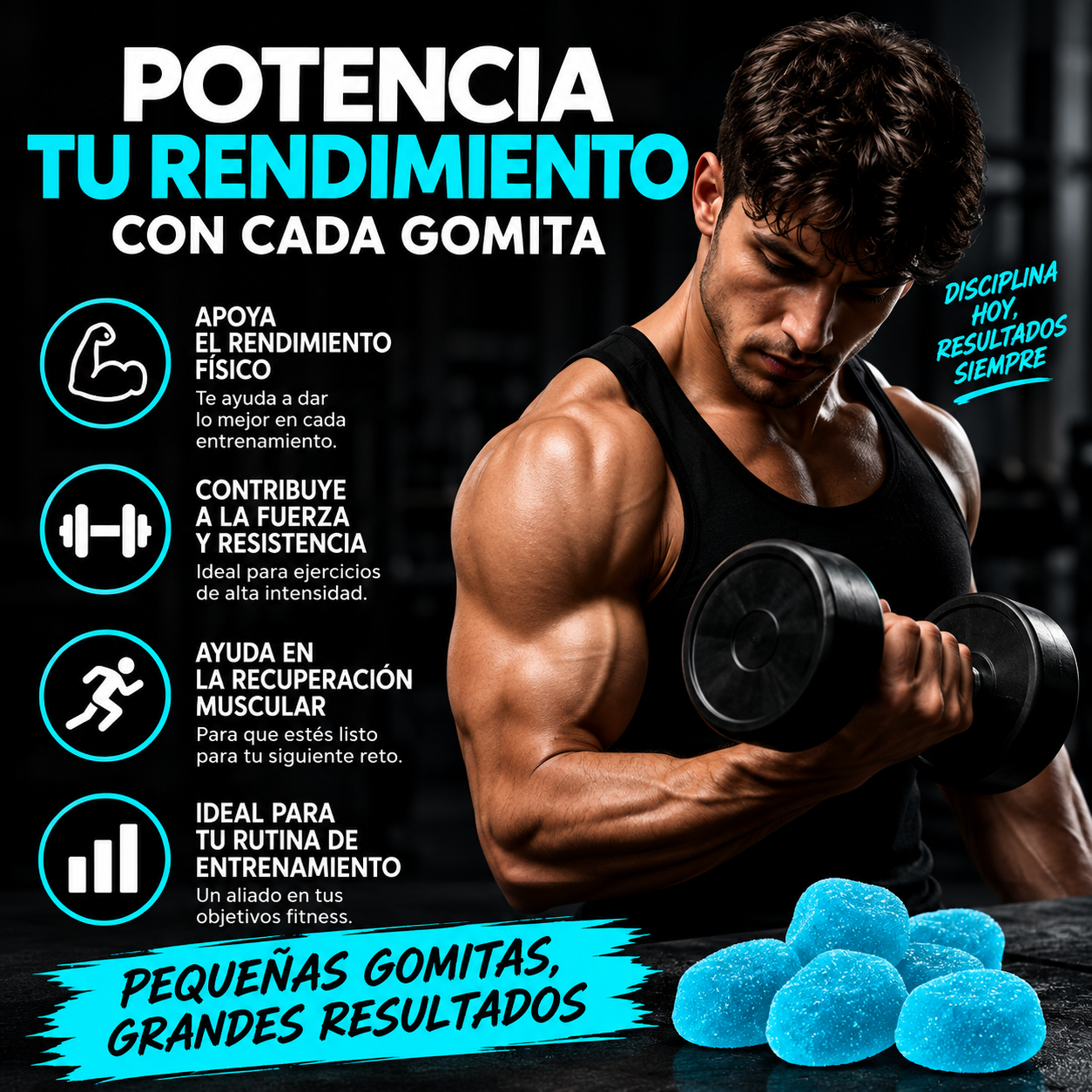 BEAST BITES™ │ Gomitas de Creatina