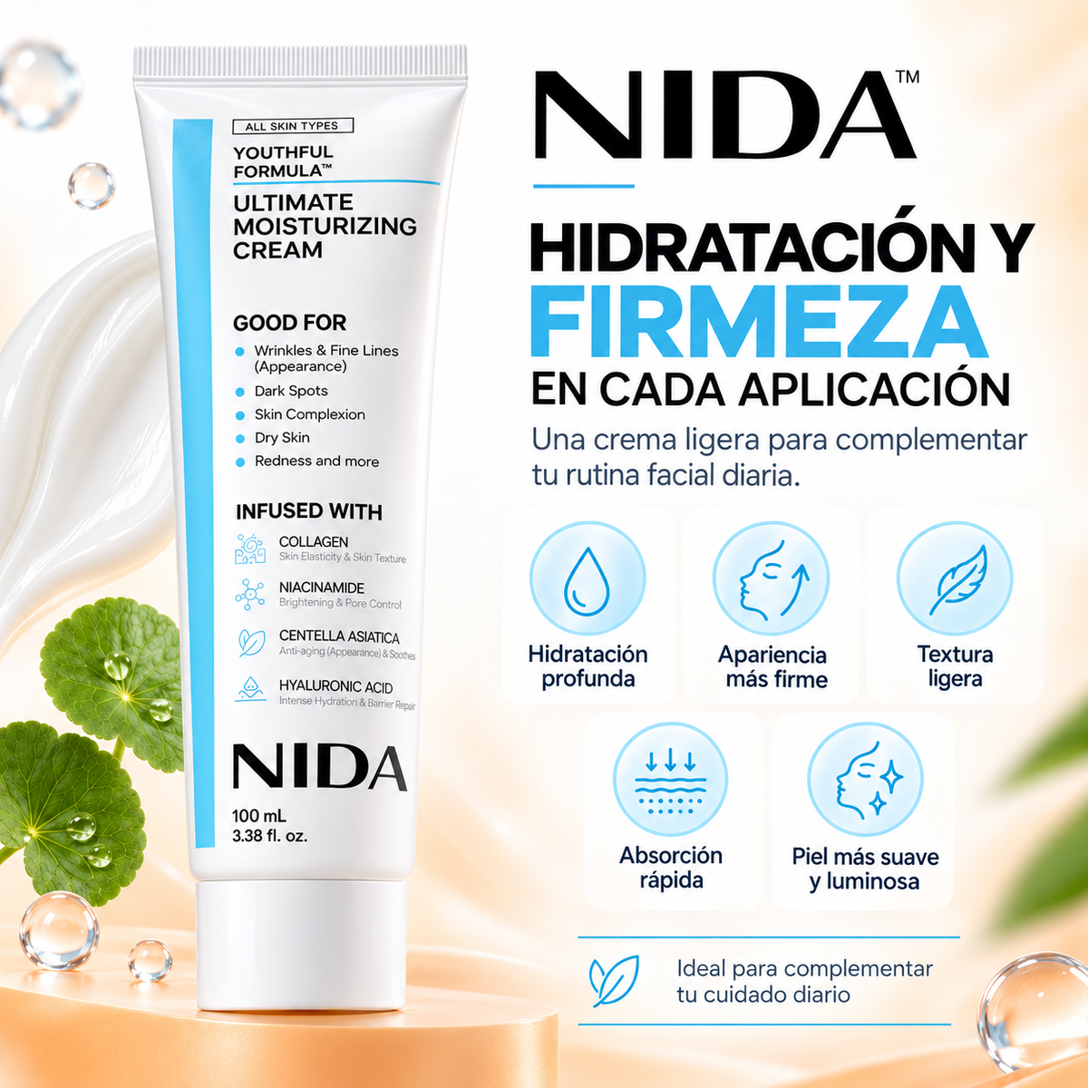 NIDA™ | Crema Hidratante Reafirmante