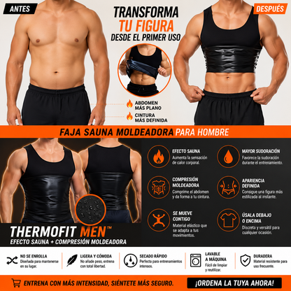 THERMOFIT MEN│Chaleco Sauna