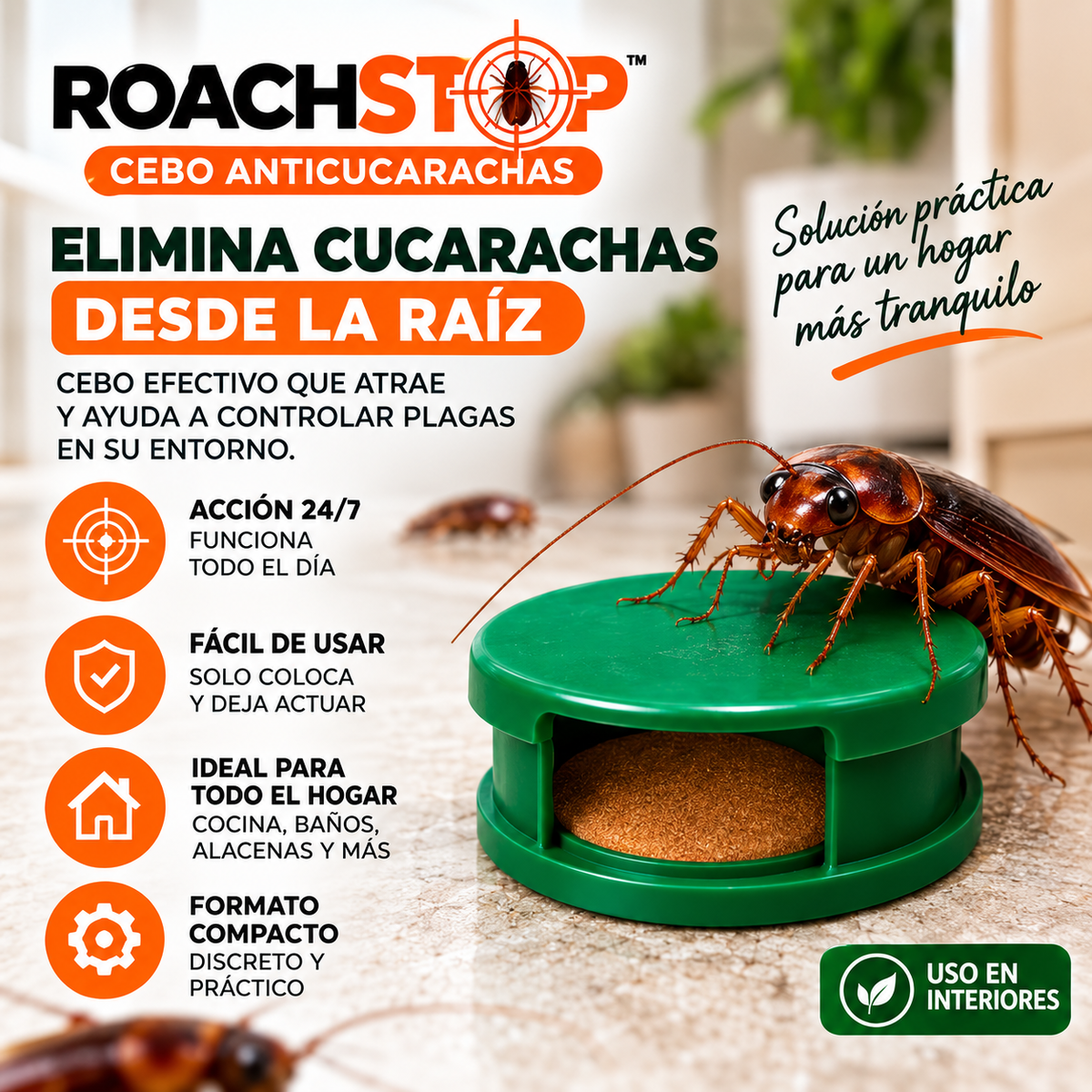 ROACHSTOP™ │ Cebo Anticucarachas