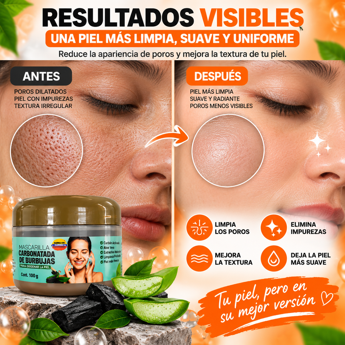 BUBBLE DETOX™ │ Mascarilla De Barro