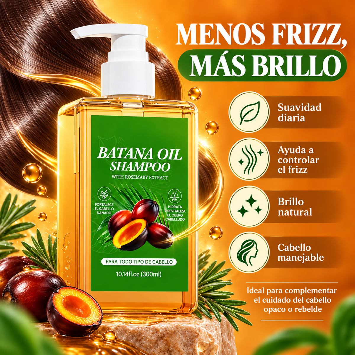 BATANA REVIVE™ | Shampoo de Batana + Romero