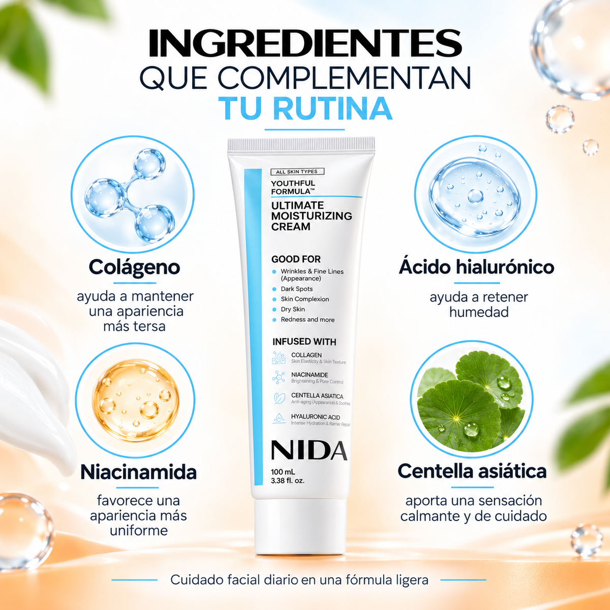 NIDA™ | Crema Hidratante Reafirmante