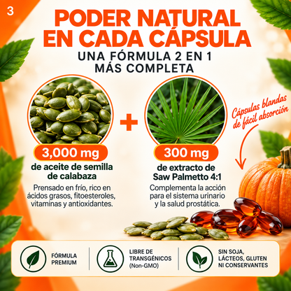 PROSTA PUMPKIN+™│Suplemento Vivonu 300