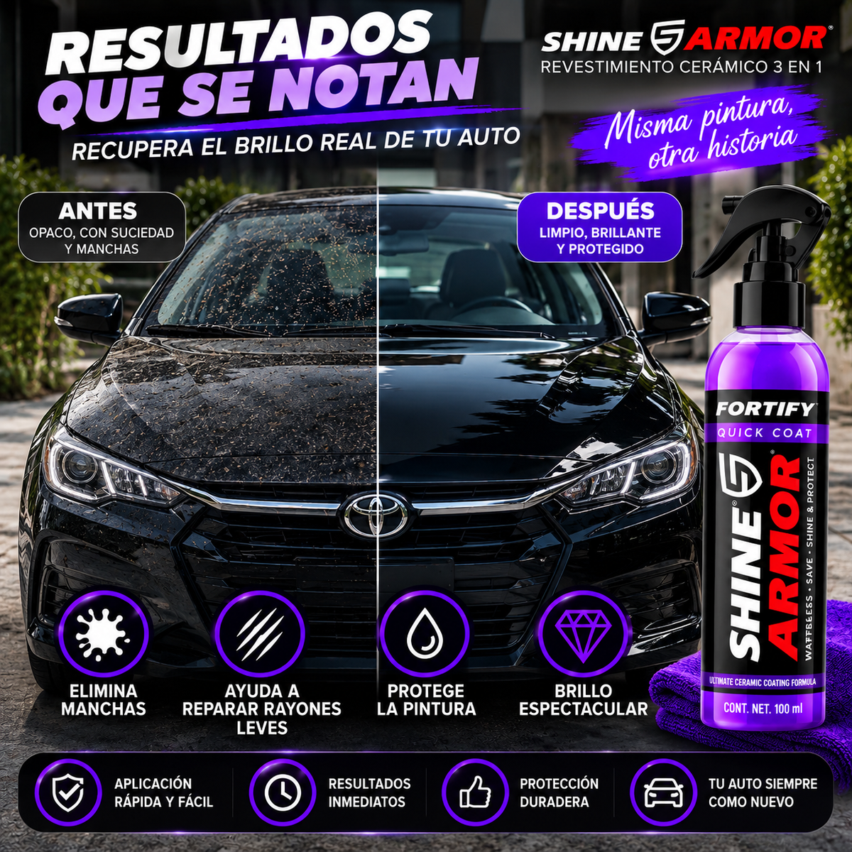 SHINE ARMOR│Revestimiento Ceramico 3 en 1
