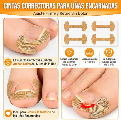 Parches Para Uñas Enterradas Y Hongos│20pz