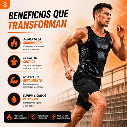 THERMOFIT MEN│Playera Sauna