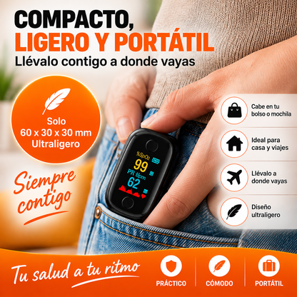 OXYPULSE PRO™ │ Oxímetro Digital de Dedo