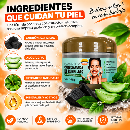 BUBBLE DETOX™ │ Mascarilla De Barro