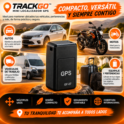 TRACKGO™ │ Mini Localizador GPS Magnético