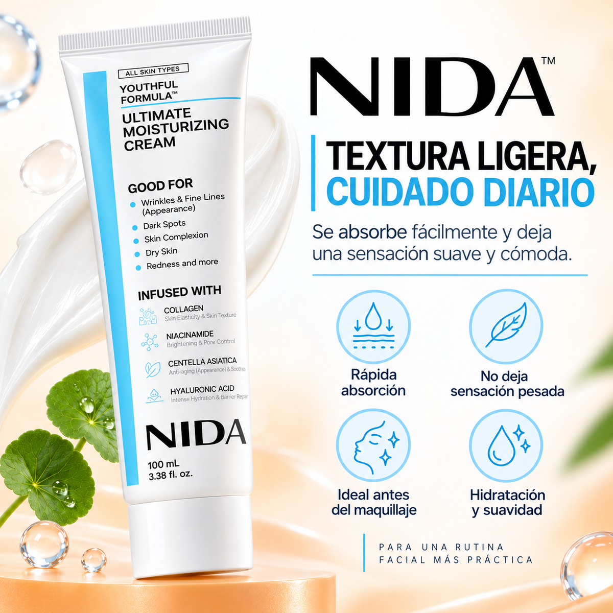 NIDA™ | Crema Hidratante Reafirmante