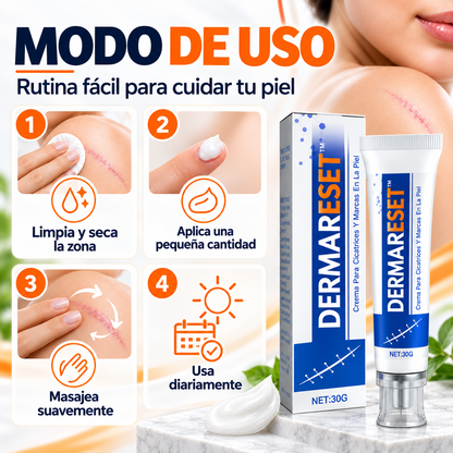 DERMARESET™ | Crema Para Cicatrices Y Marcas En La Piel