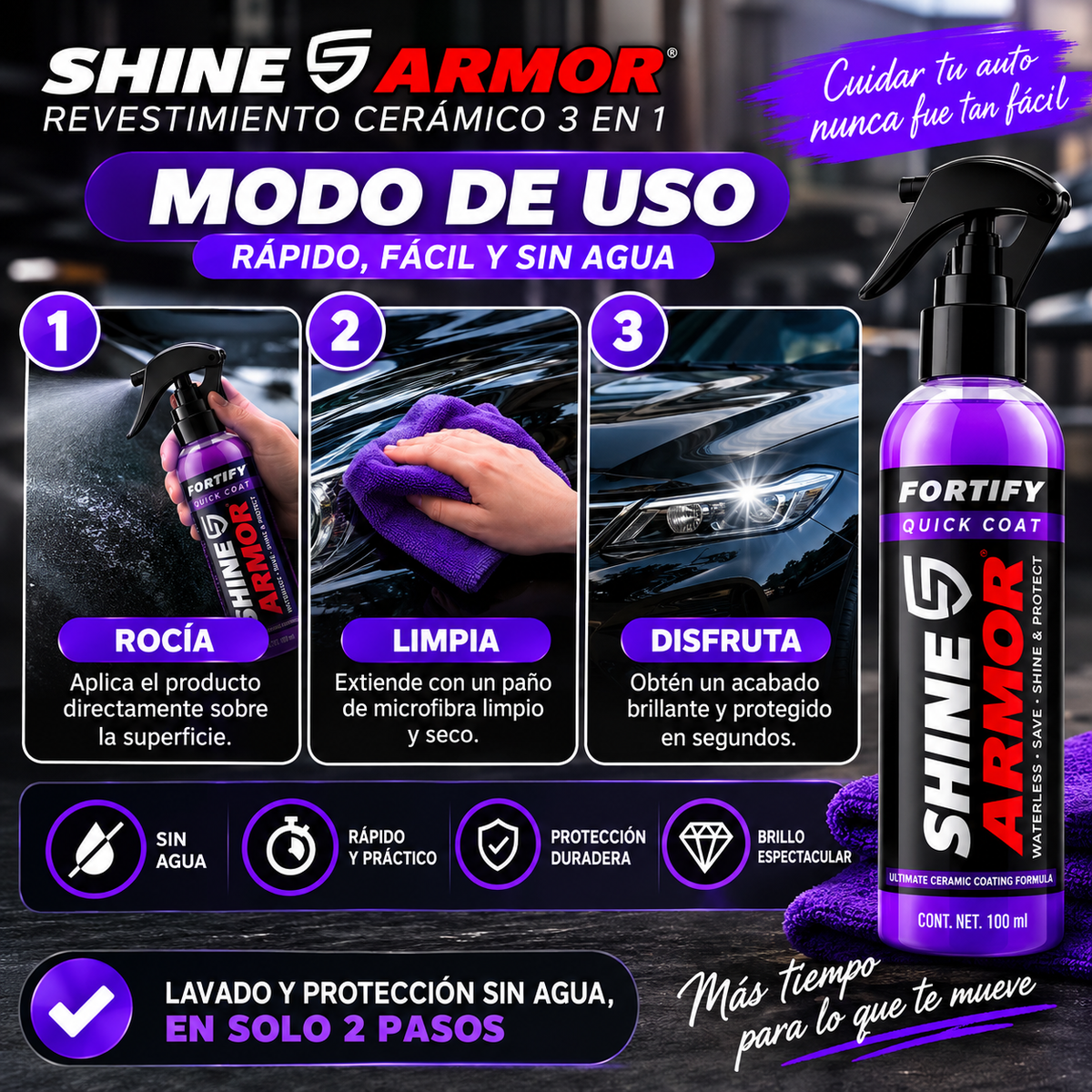SHINE ARMOR│Revestimiento Ceramico 3 en 1