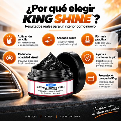 KING SHINE™ | Crema Restauradora de Interiores