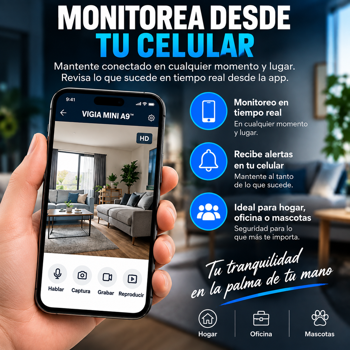 VIGIA MINI A9™│Mini Cámara De Seguridad