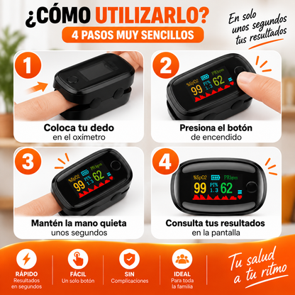 OXYPULSE PRO™ │ Oxímetro Digital de Dedo
