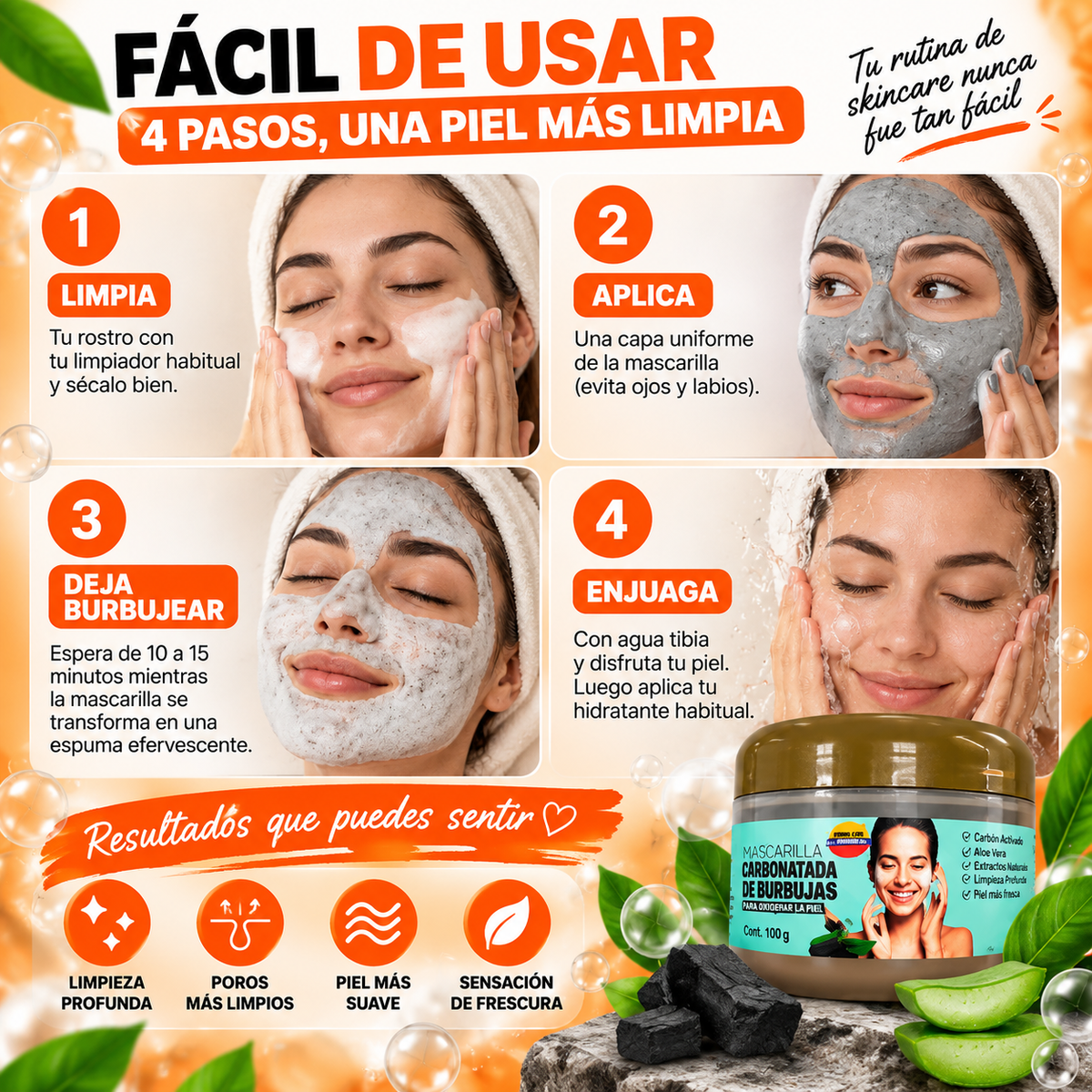 BUBBLE DETOX™ │ Mascarilla De Barro