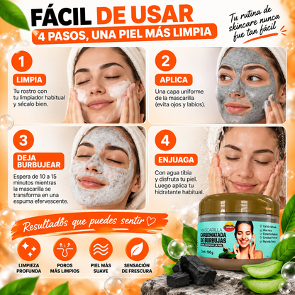 BUBBLE DETOX™ │ Mascarilla De Barro