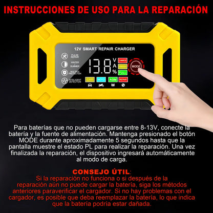 PULSECELL 12V│Cargador de Batería