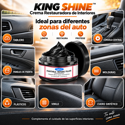 KING SHINE™ | Crema Restauradora de Interiores