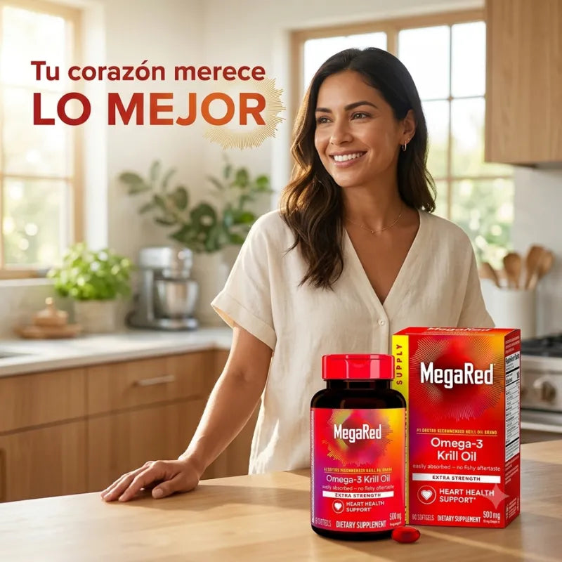 Suplemento MegaRed Omega 3│90 Cápsulas