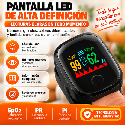 OXYPULSE PRO™ │ Oxímetro Digital de Dedo