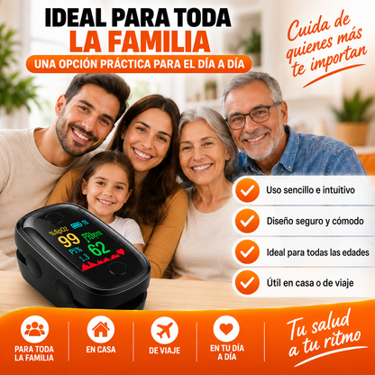 OXYPULSE PRO™ │ Oxímetro Digital de Dedo