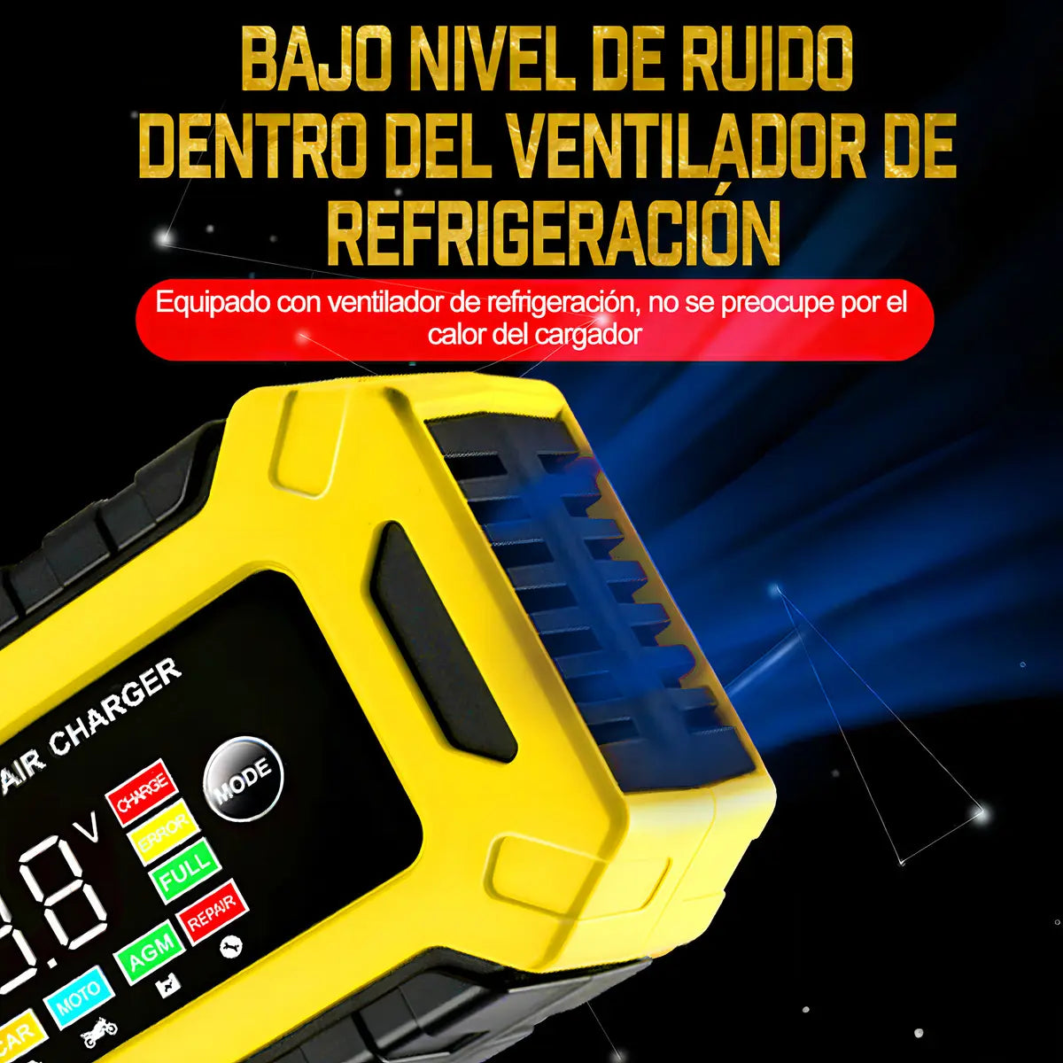 PULSECELL 12V│Cargador de Batería