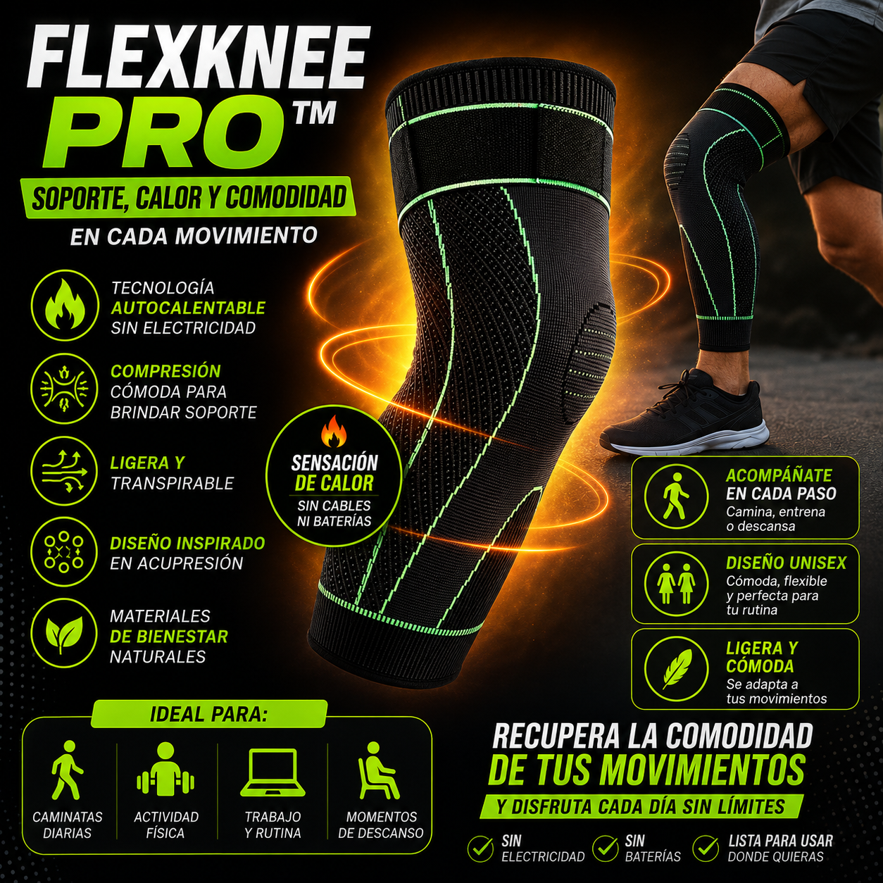 FLEXKNEE PRO™│Rodillera De Compresión